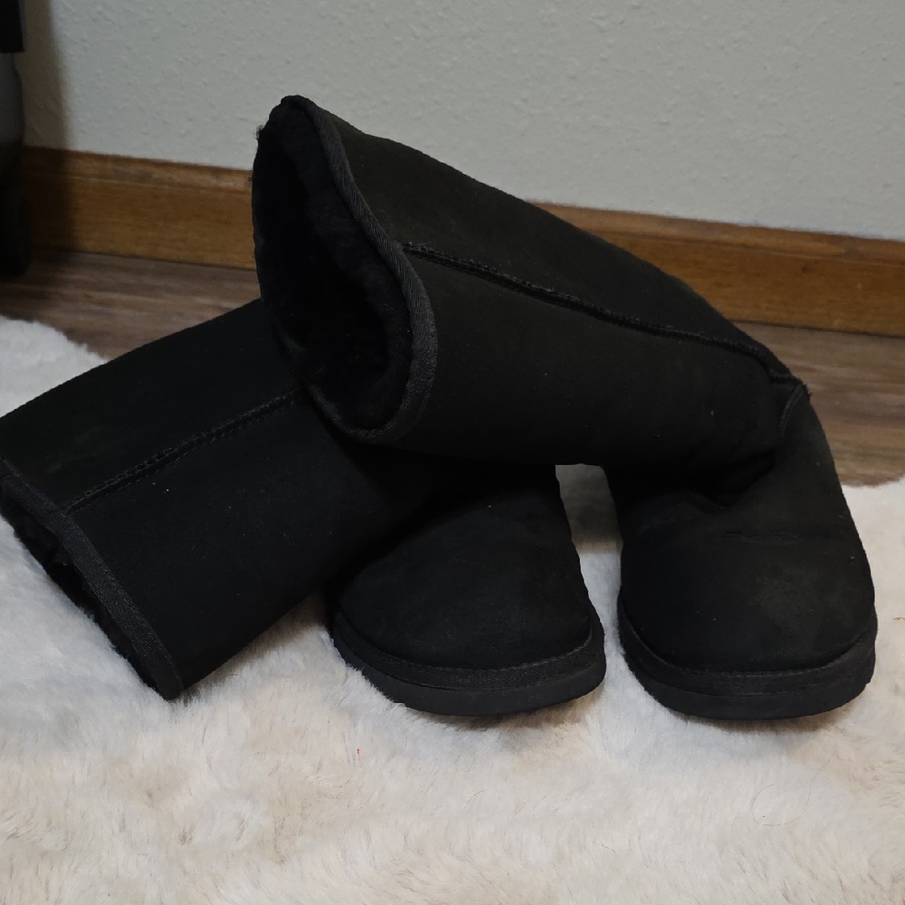 UGG Black Winter & Rain Boots